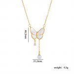 18K Gold Plated Stylish Butterfly Necklace