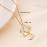 18K Gold Plated Stylish Butterfly Necklace