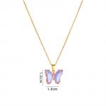18K Gold Plated Stylish Butterfly Necklace