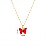 18K Gold Plated Stylish Butterfly Necklace