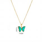 18K Gold Plated Stylish Butterfly Necklace