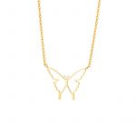 18K Gold Plated Stylish Butterfly Necklace