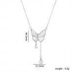 18K Gold Plated Stylish Butterfly Necklace
