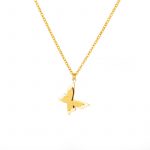 18K Gold Plated Stylish Butterfly Necklace