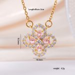 18K Gold Plated Stylish Clover Necklace