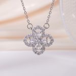 18K Gold Plated Stylish Clover Necklace