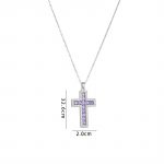18K Gold Plated Stylish Cross Necklace