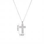 18K Gold Plated Stylish Cross Necklace