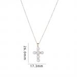18K Gold Plated Stylish Cross Necklace