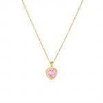 18K Gold Plated Heart Necklace