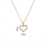 18K Gold Plated Cute Heart Necklace