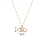 18K Gold Plated Planet Necklace 11