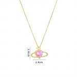 18K Gold Plated Planet Necklace 13