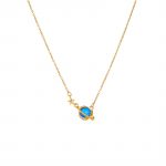 18K Gold Plated Planet Necklace 2