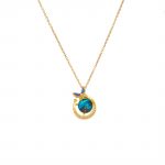 18K Gold Plated Planet Necklace 6