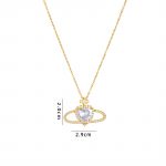 18K Gold Plated Planet Necklace 9