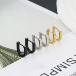 18K Gold Plated U Shape Hoops